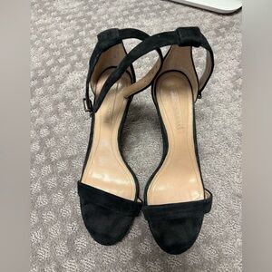 BCBGMAXARIA black suede heels